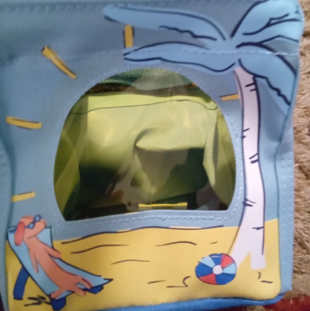 Pop up stroge bag with handle thirtyone